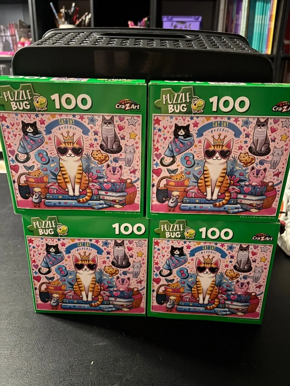 Cat puzzles x4